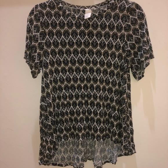 H&M High Low Flowy Tee - Picture 1 of 3